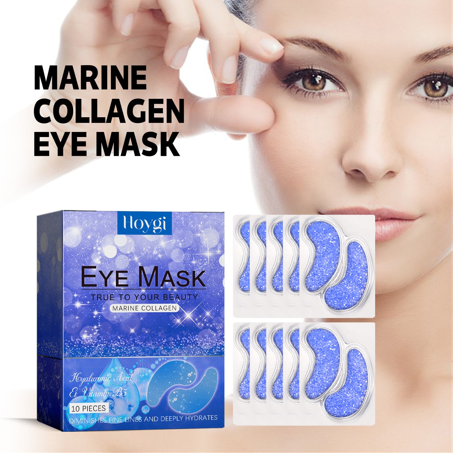Hoygi B5 Eye Gel Patches – Firming, Anti-Wrinkle & Hydrating Under-Eye Treatment