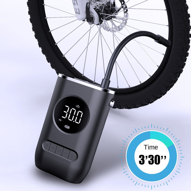 Wireless Portable Electric Tire Inflator – Mini Handheld Air Pump for Cars, Bikes & More