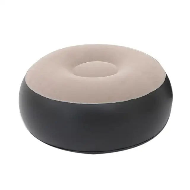 Inflatable Air Mattress Lazy Sofa & Deck Chair - Comfortable Leg Stool Beanbag for Home & Outdoor Use