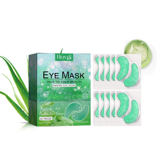 Hoygi Aloe Vera Eye Gel Patches – Soothing, Hydrating & Anti-Wrinkle Under-Eye Treatment