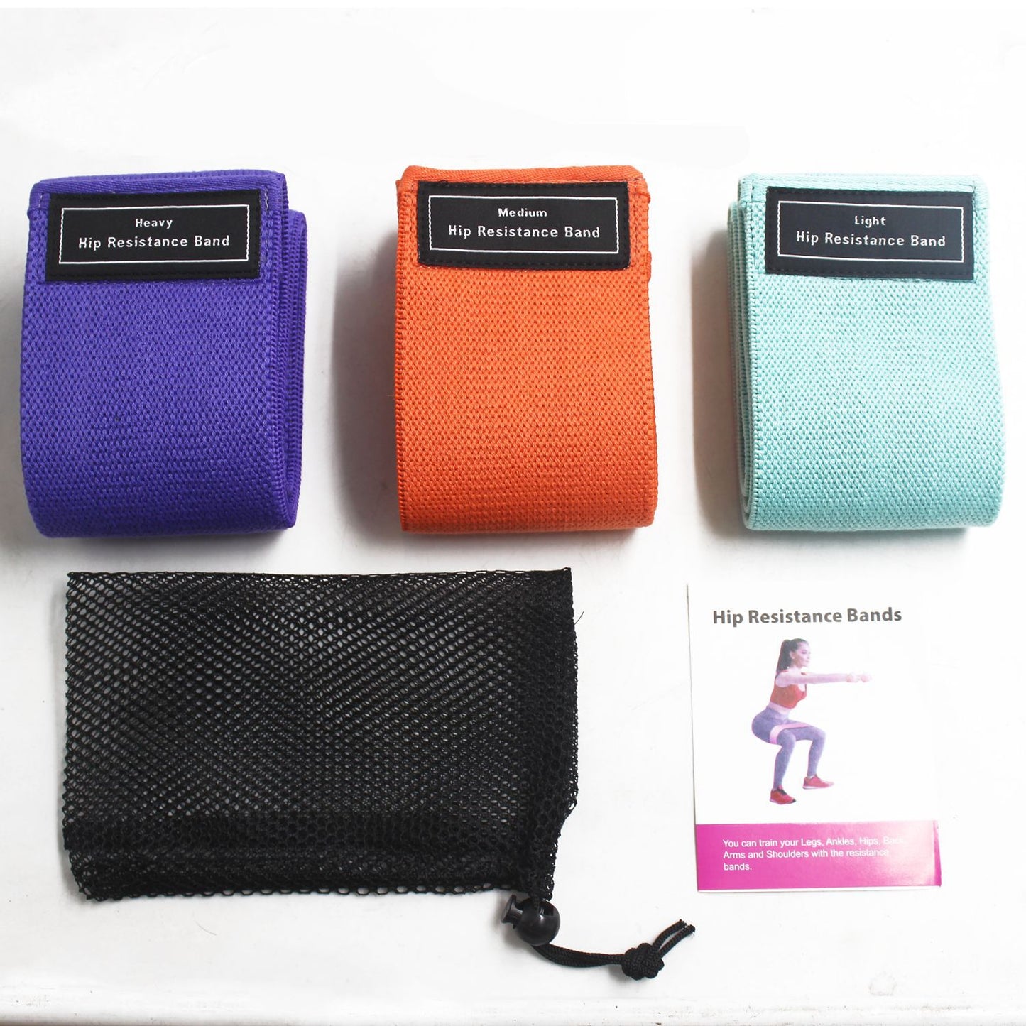 Body Shaping Resistance Bands – Non-Slip Hip Circle for Squats, Yoga & Full-Body Workouts