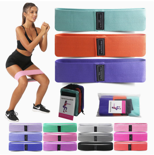 Body Shaping Resistance Bands – Non-Slip Hip Circle for Squats, Yoga & Full-Body Workouts