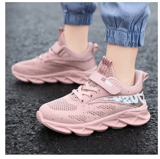 Lace-Up Girls Breathable Running Shoes – Comfort and Style for Active Kids - Found Essence