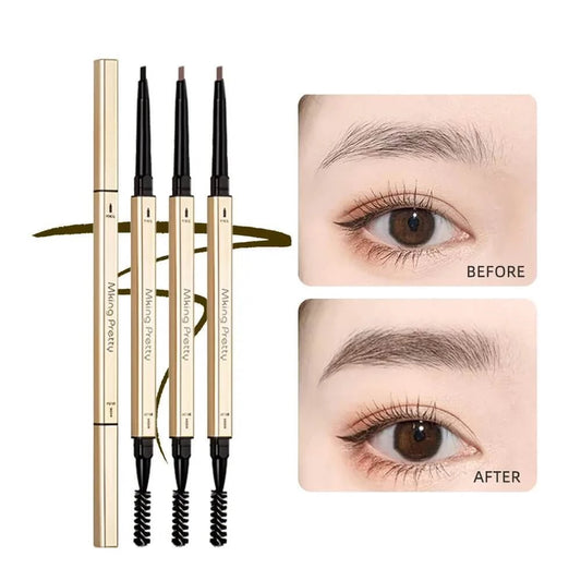 Double Head Eyebrow Pencil – Dual-End Precision for Perfect Brows - Found Essence