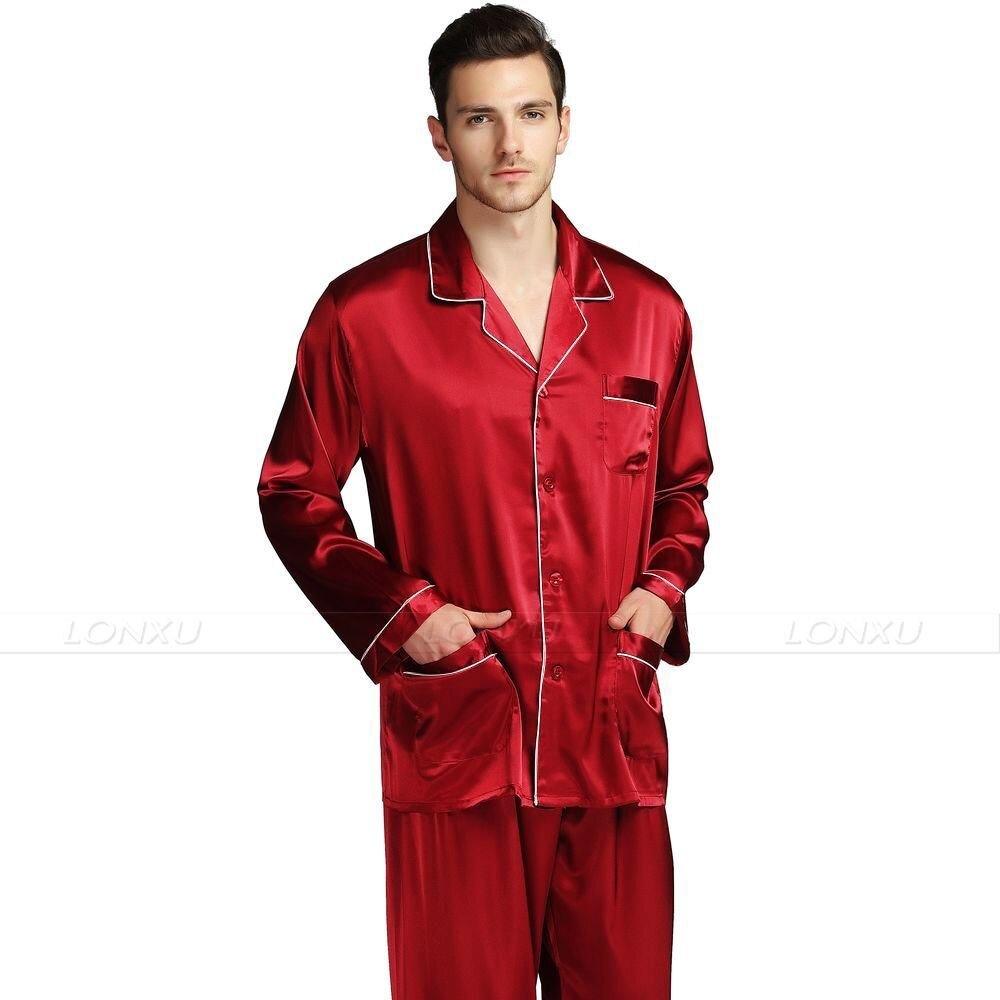 Men’s Luxury Satin Sleepwear Pajama Set – Ultra-Soft, Stylish & Comfortable - Found Essence