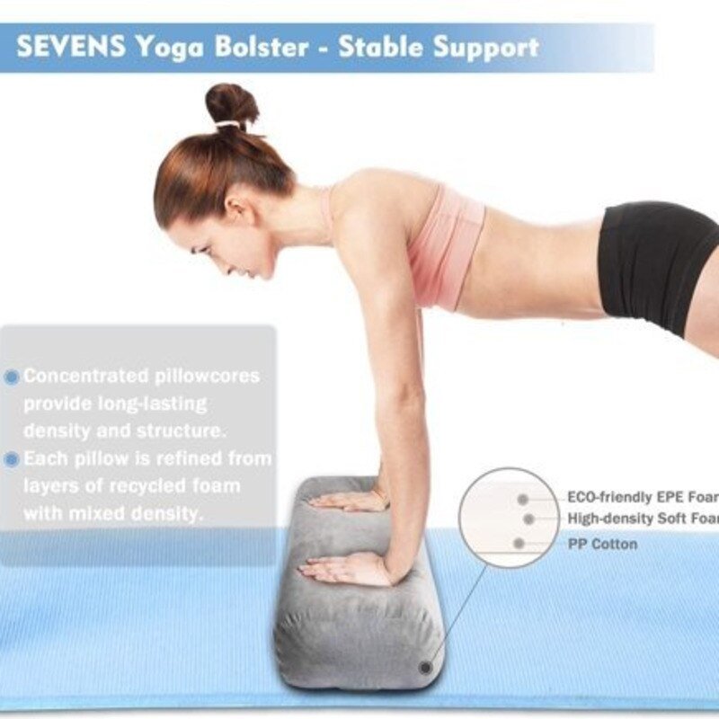 Yoga Bolster Pillow for Support and Comfort - Found Essence